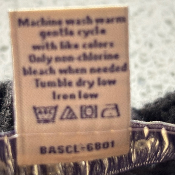 G.H. Bass Cardigan Sweater Tunic Small Deep V-neck Cotton Blend Nordic FairIsle - Picture 4 of 12